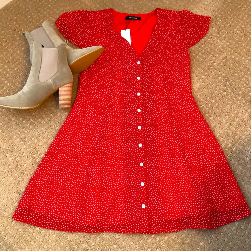 VICI Polka Dot Sundress NWT